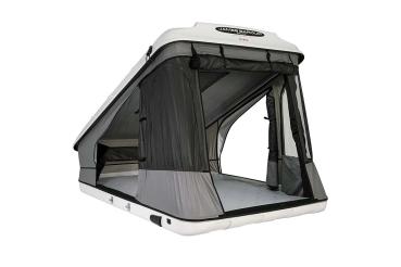 Preview: James Baroud Space XXL Hartschalenzelt 160 x 220 cm weiss