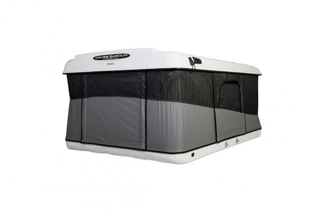 Preview: James Baroud Evasion XXL Hartschalenzelt 160 x 220 cm weiss
