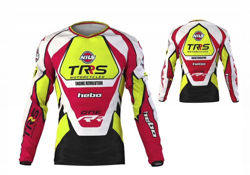 Trial Fahrershirt Kinder Hebo/TRS Größe 8